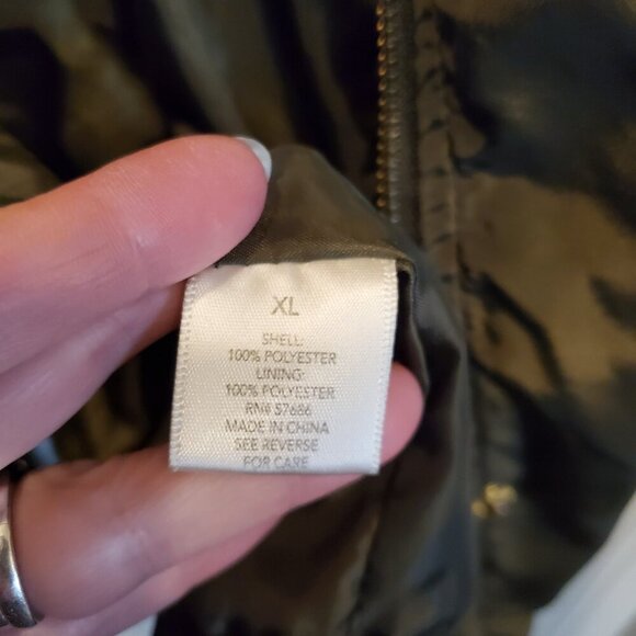 ✨ Olive Green Anorak Utility Jacket | OUTER EDGE | XL | Drawstring Waist | XL - Picture 6 of 9